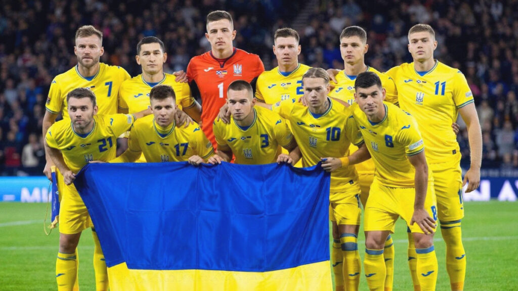 Team der Ukraine bei der EURO 2024